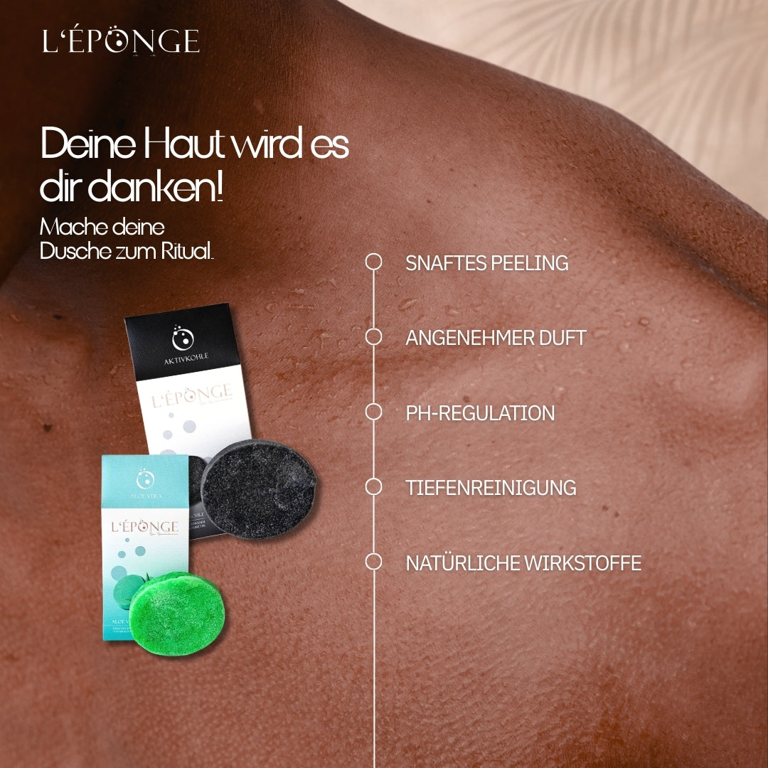 Der 4-in-1-Duschschwamm