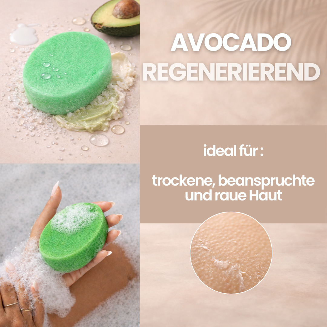 Der 4-in-1-Duschschwamm